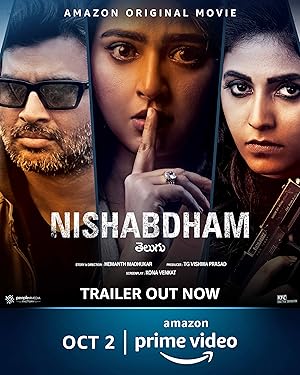 Nishabdham poster
